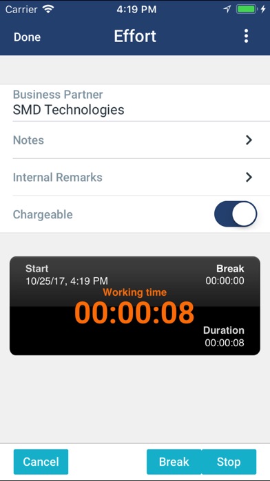 SAP Field Service Management screenshot 2