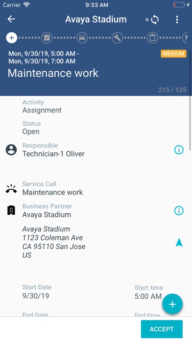 SAP Field Service Management screenshot 1