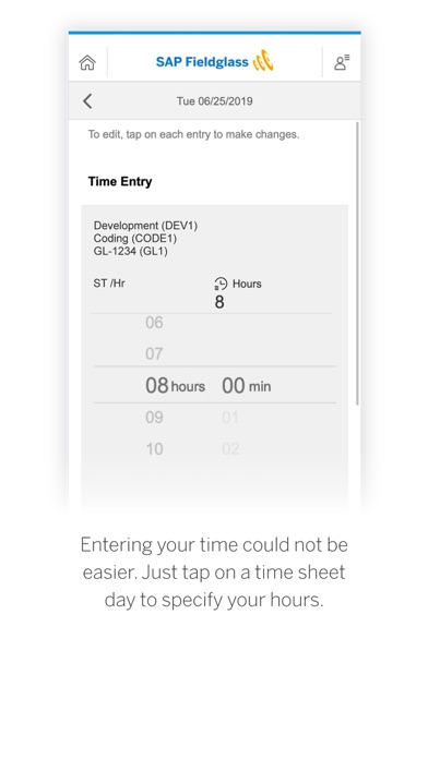 SAP Fieldglass Time Entry screenshot 1