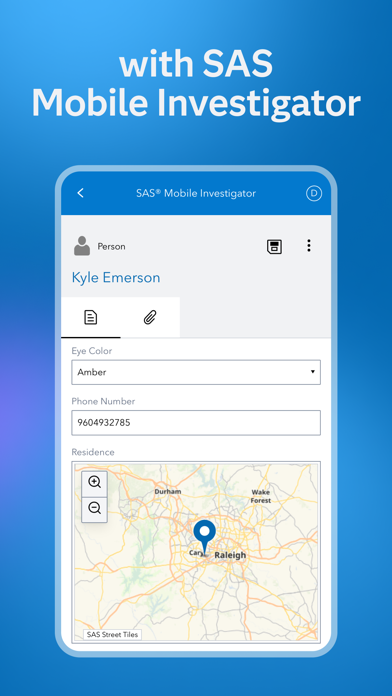 SAS Mobile Investigator screenshot 1