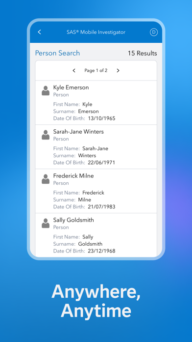 SAS Mobile Investigator screenshot 2