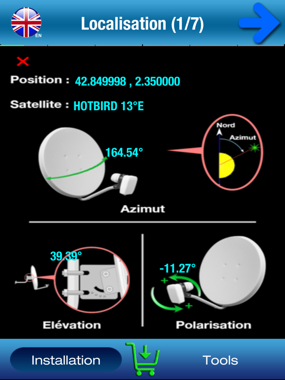 SatCatcher-Dish Set & Pointing screenshot 9