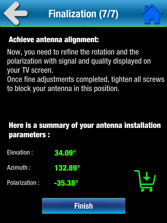 SatCatcher-Dish Set & Pointing screenshot 2
