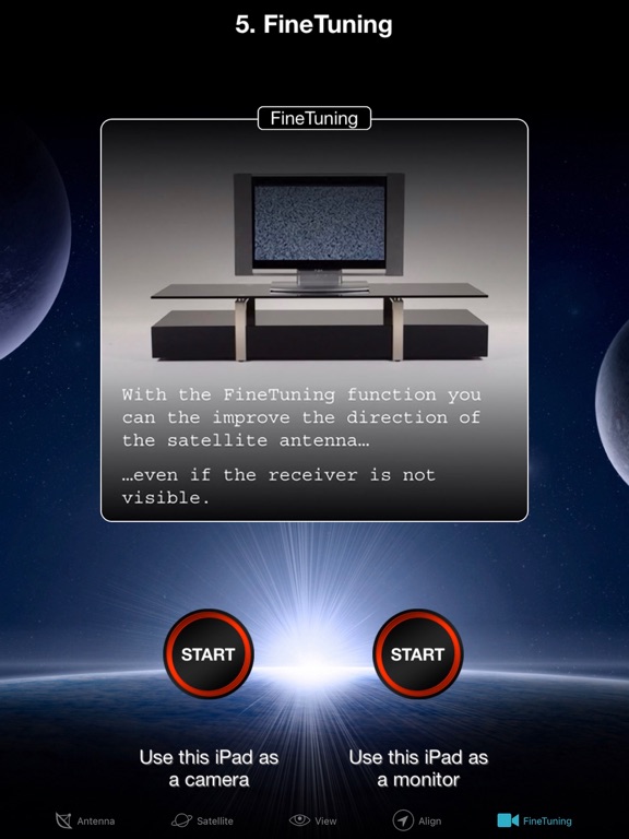 SatFinder screenshot 1