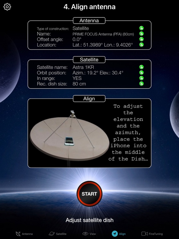 SatFinder screenshot 4