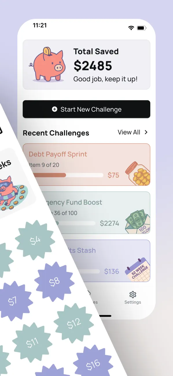 Savings Challenge: Savvy Goals screenshot 3
