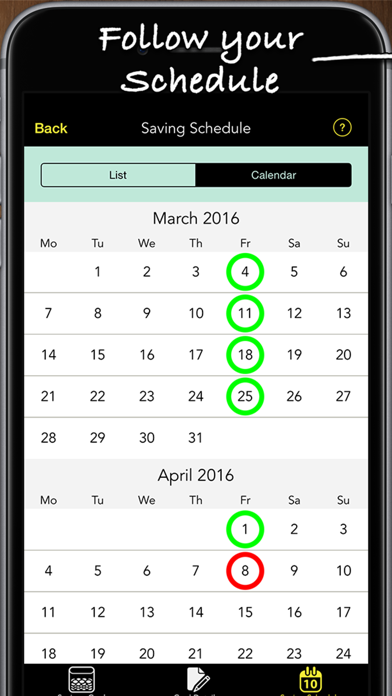 Savings Goals Pro screenshot 2