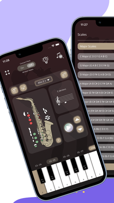 Saxophone Fingering Chart screenshot 5