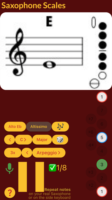 Saxophone Scales screenshot 5