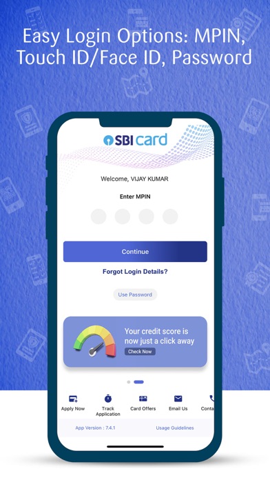 SBI Card: Manage Credit Card screenshot 7
