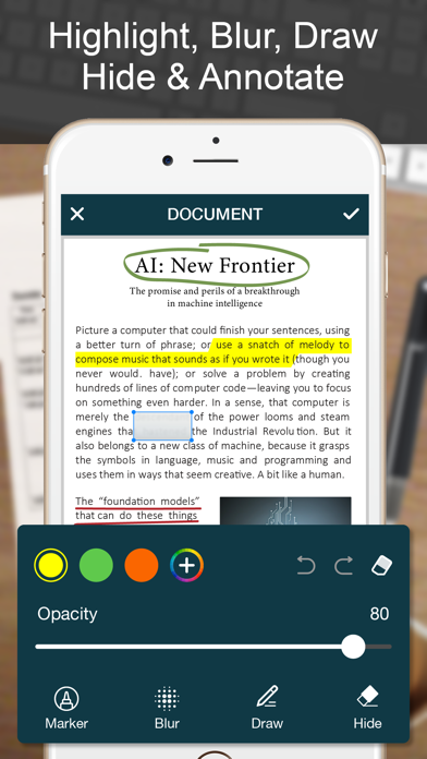 SCANNER - PDF Document Scan screenshot 2