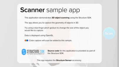 Scanner - Structure SDK screenshot 2