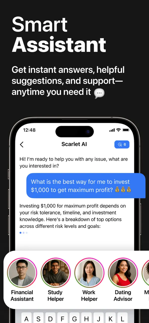 Scarlet AI – Chatbot Assistant screenshot 5