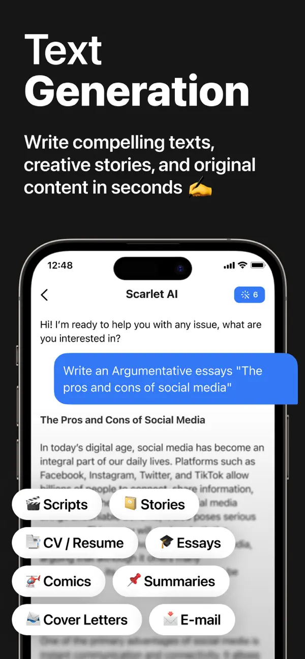 Scarlet AI – Chatbot Assistant screenshot 4