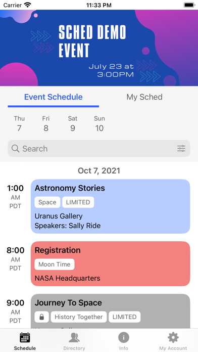 Sched screenshot 6