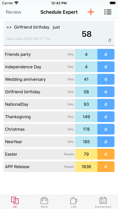 Schedule Expert-days matter screenshot 4