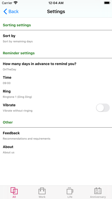Schedule Expert-days matter screenshot 3