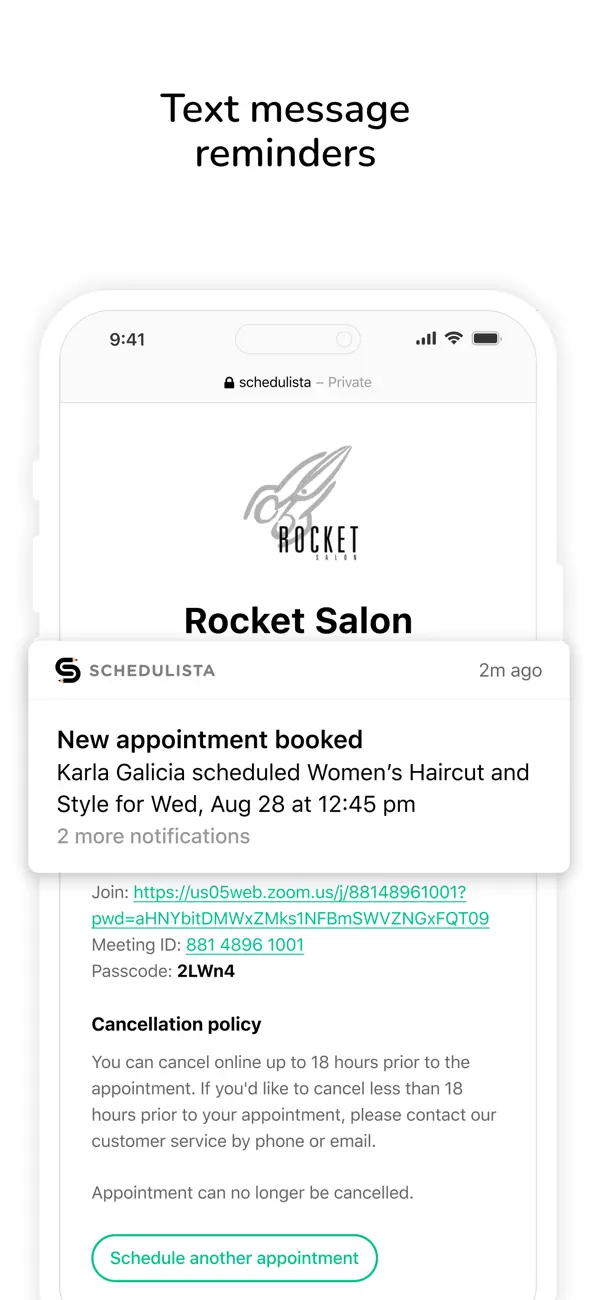 Schedulista: Online Scheduling screenshot 3