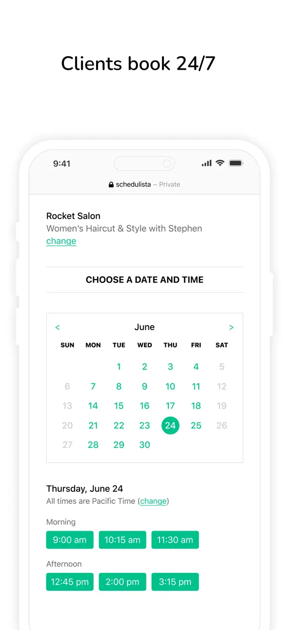 Schedulista: Online Scheduling screenshot 5