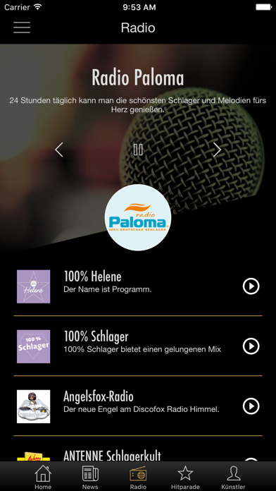 SchlagerWelt screenshot 1