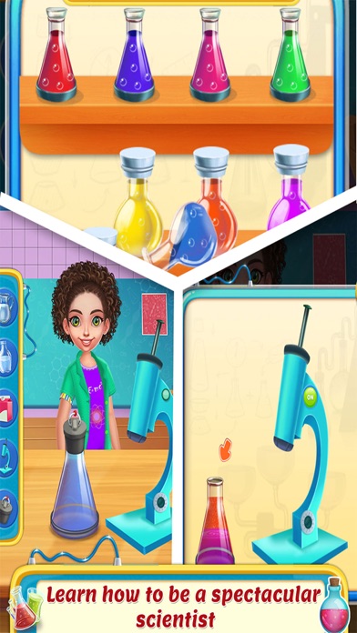 Science Experiments Lab - Scientist Girl screenshot 4