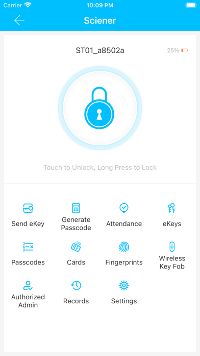 Sciener smart lock screenshot 4