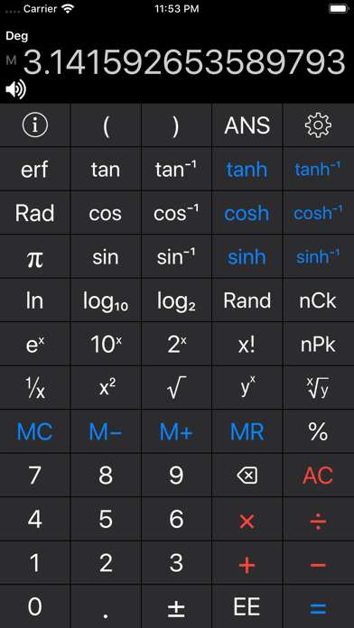Scientific Calc screenshot 3