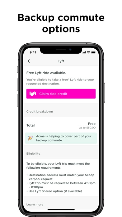 Scoop - Carpooling & Commuting screenshot 2