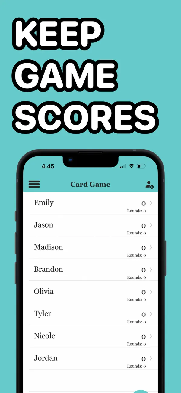 Score Keeper for Game Night screenshot 3
