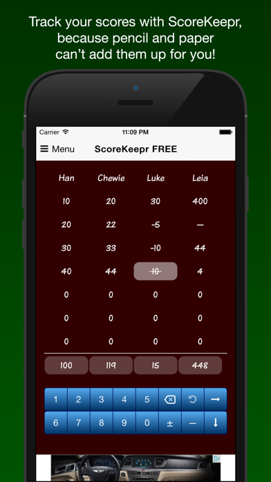 Score Keeper FREE screenshot 4