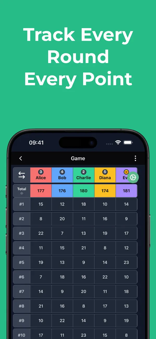 Score keeper - Scory screenshot 2