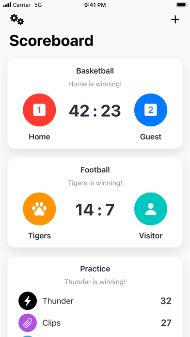 Scoreboard Go - Keep Score screenshot 5