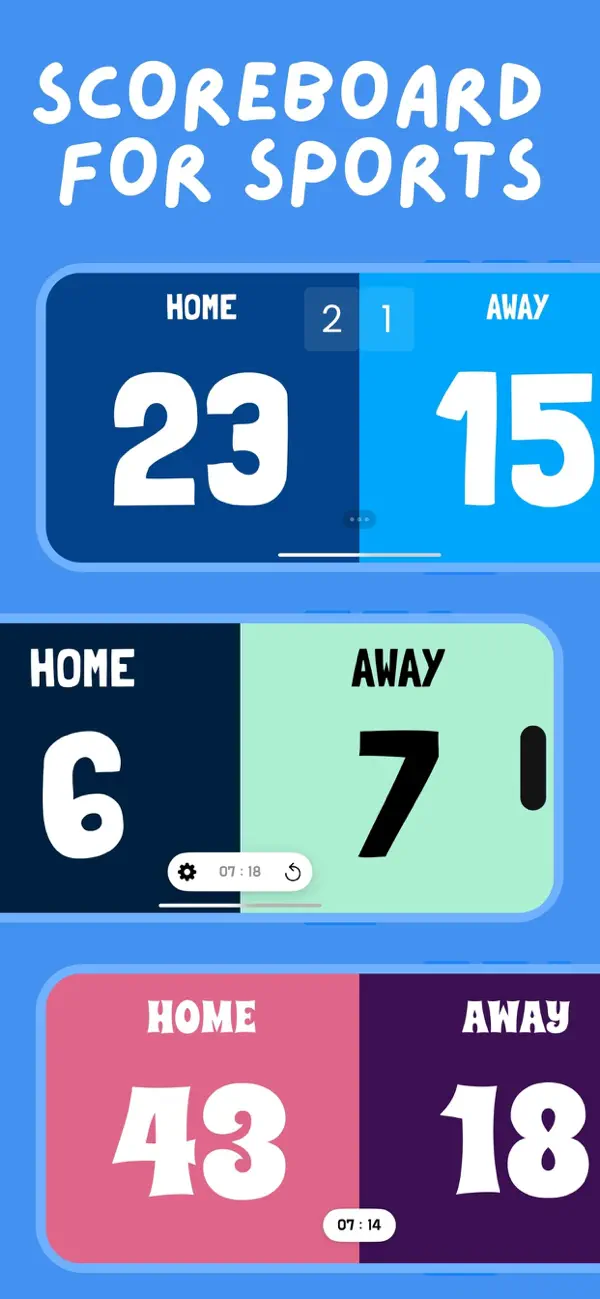 Scoreboard: Keep 2 Teams Score screenshot 4