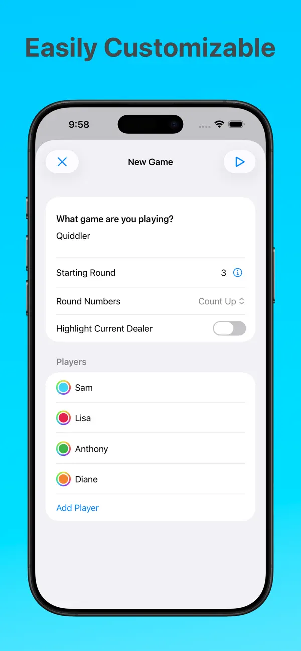 Scoreo - Score Keeper screenshot 3