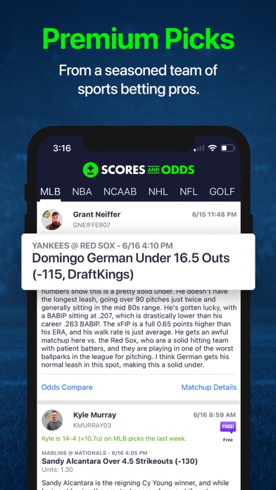Scores and Odds Sports Betting screenshot 4
