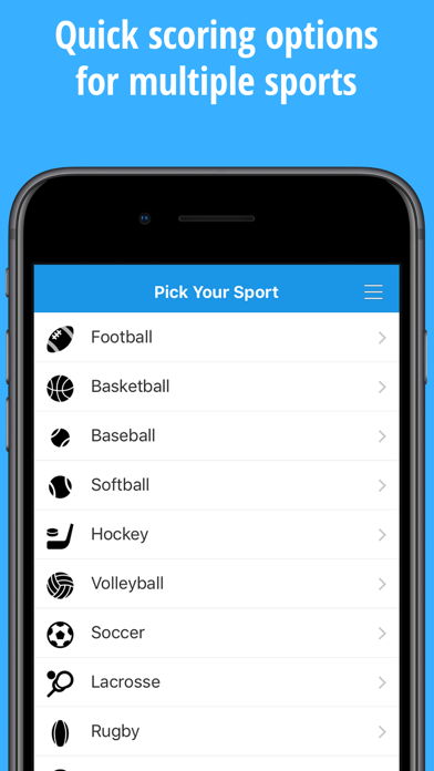 ScoreStream Sports Scores screenshot 1