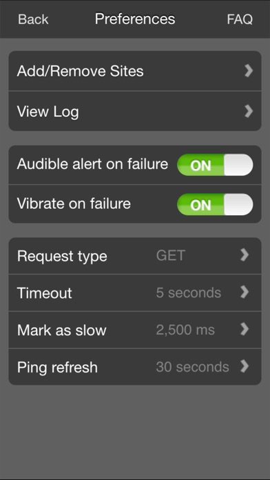 Scott's Pinger - Website Status Monitor screenshot 3