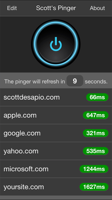 Scott's Pinger - Website Status Monitor screenshot 4