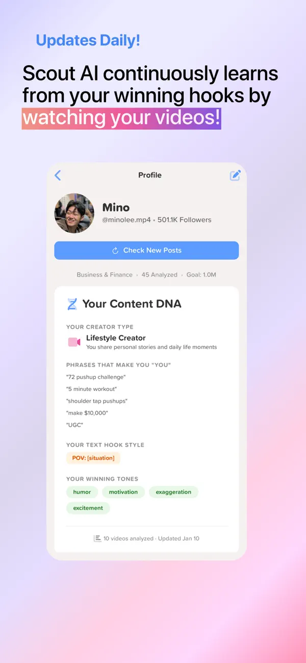Scout AI: Viral Content Writer screenshot 2