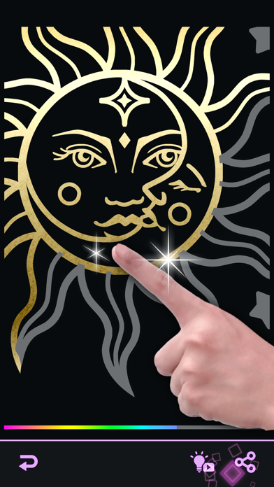 Scratch Art : Healing art game screenshot 4