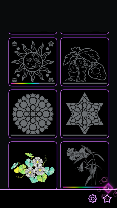 Scratch Art : Healing art game screenshot 1