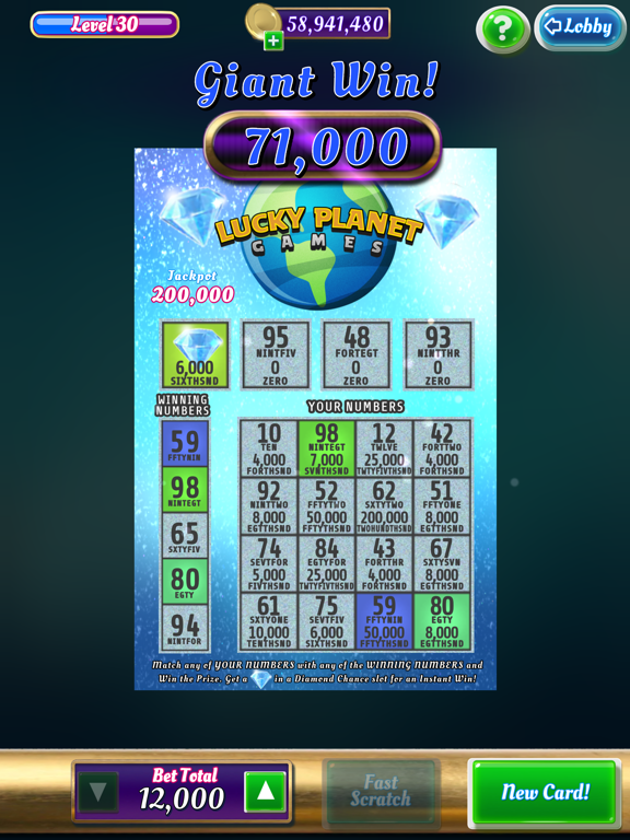 Scratch Off Lottery Casino screenshot 7