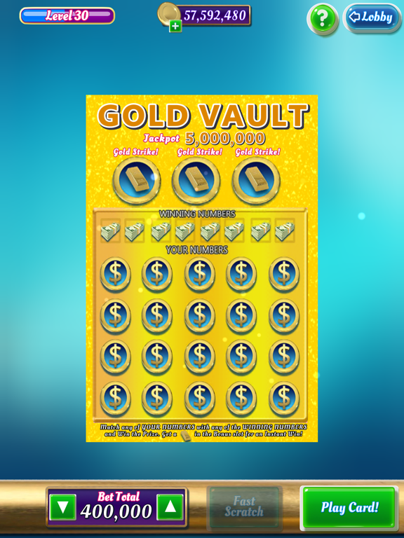 Scratch Off Lottery Casino screenshot 4