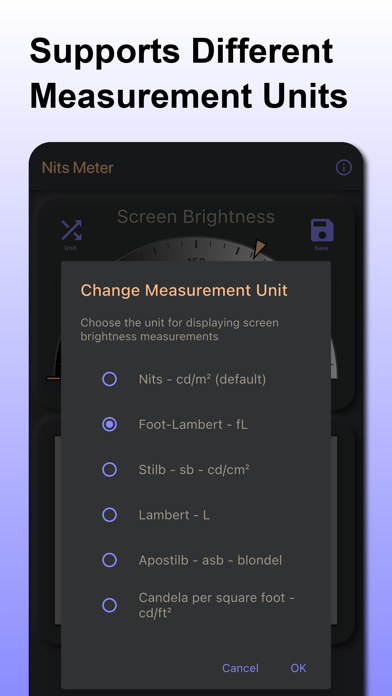 Screen Brightness Nits Meter screenshot 5