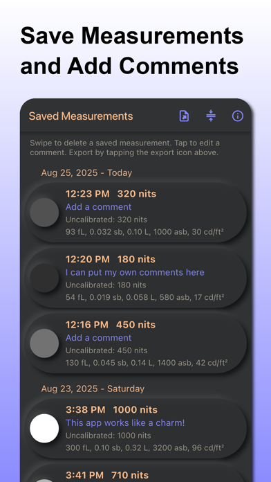 Screen Brightness Nits Meter screenshot 4