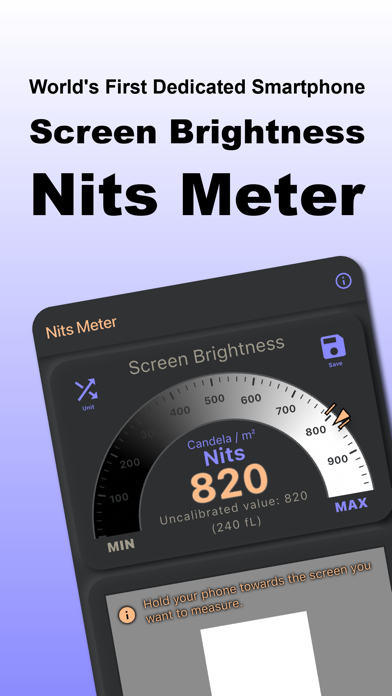 Screen Brightness Nits Meter screenshot 7
