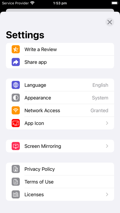 Screen Mirroring・View Smart TV screenshot 2