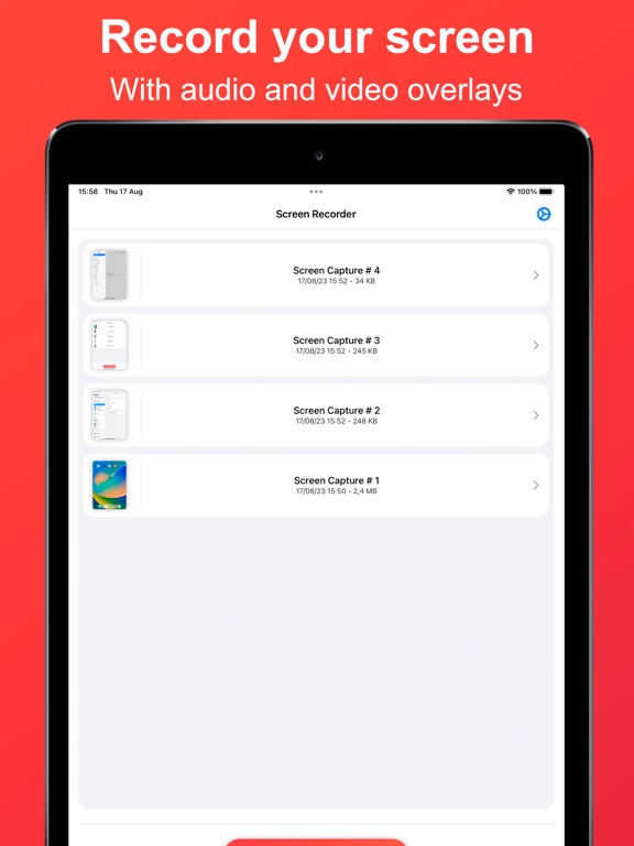 Screen Recorder Voice & Video screenshot 2