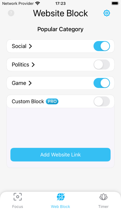 Screen Time Control screenshot 1