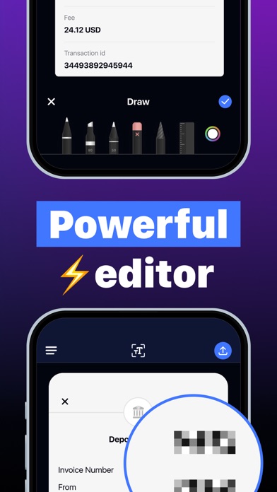 Screenshot Editor - Text Blur screenshot 2